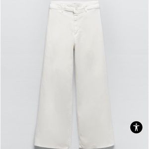 Zara marine straight jeans